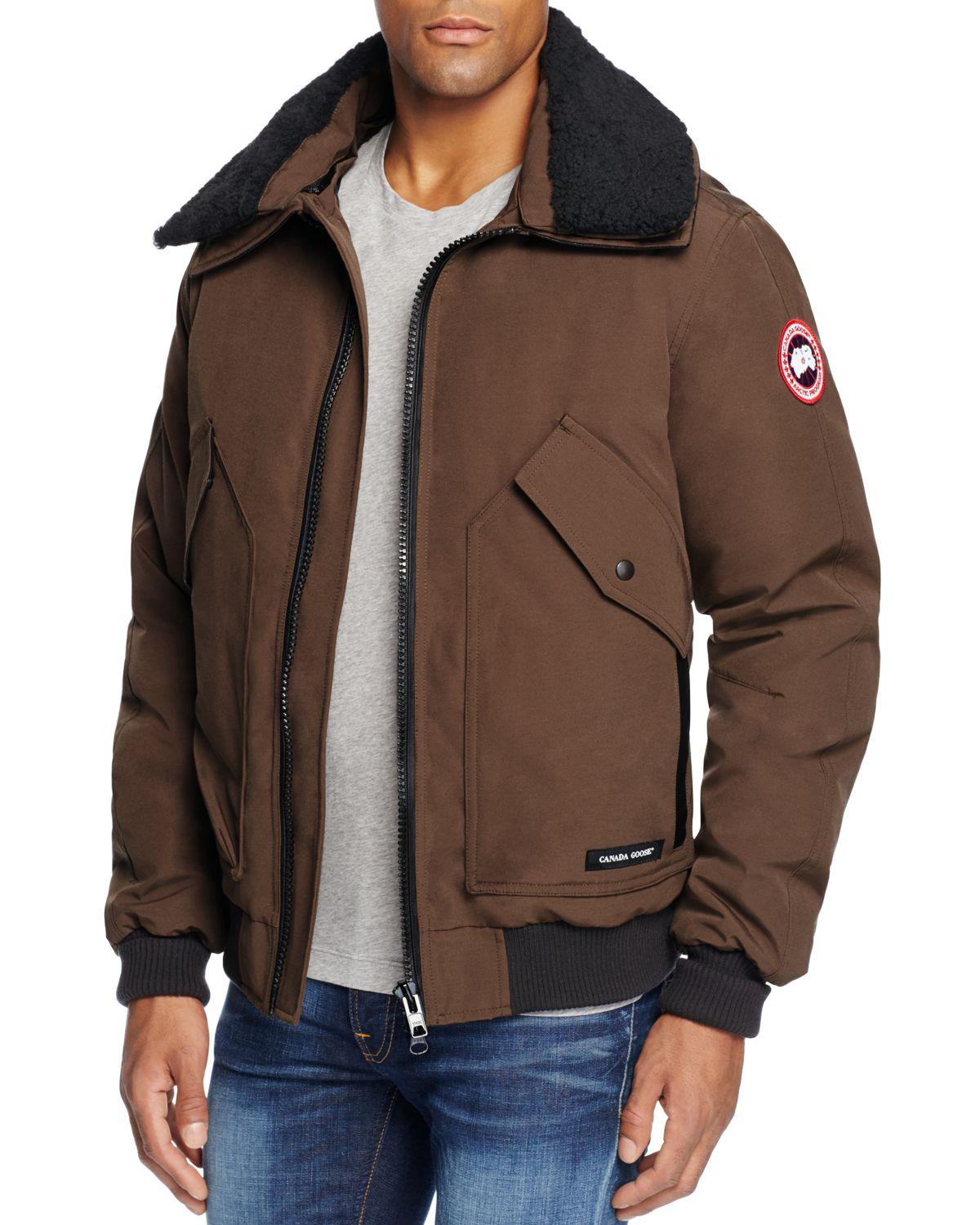 canada goose bomber brown canada goose bomber brown